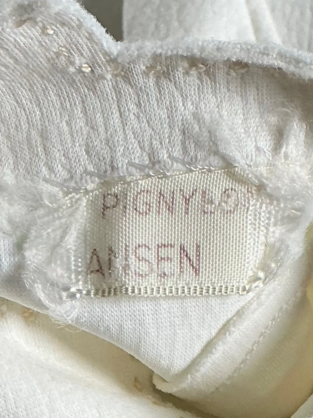 Vintage 1950s Hansen Formal Wrist Ivory Gloves Size 7 Mid Century